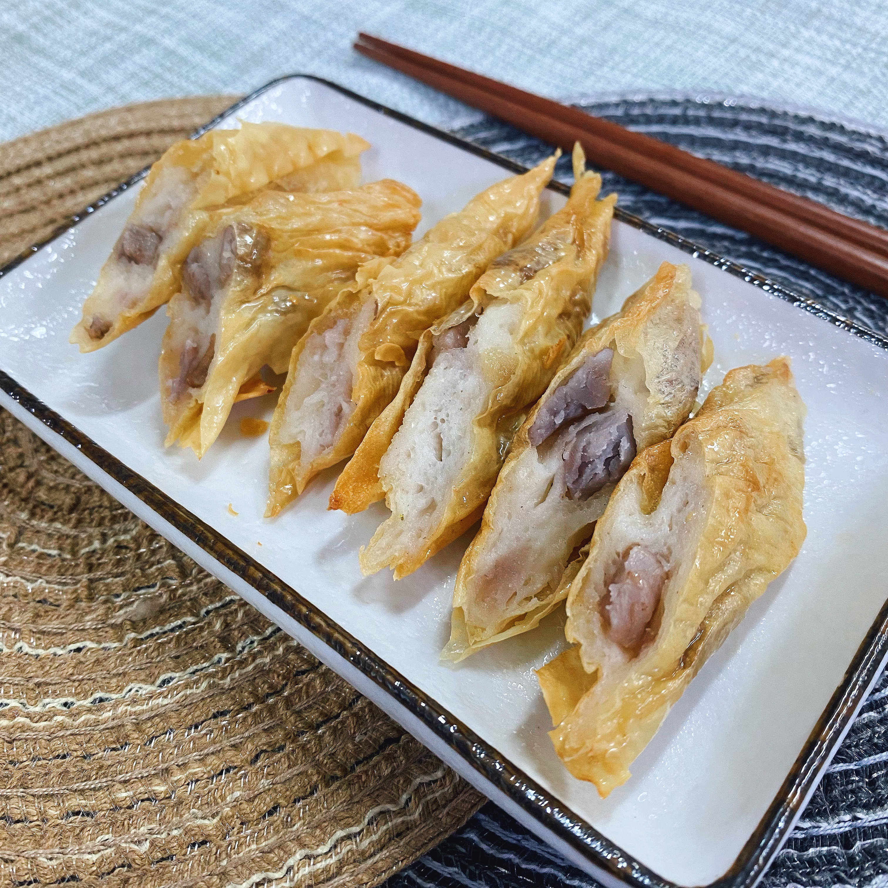 香芋魚肉春卷